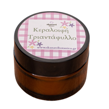 Χειροποίητη κεραλοιφή τριαντάφυλλο Skanavi Botanica με Ρόδο Δαμασκού και αιθέριο έλαιο.